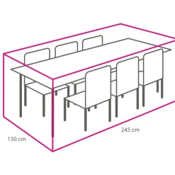 Winza Outdoor Covers Premium tuinset hoes L 245 x 150 x 95