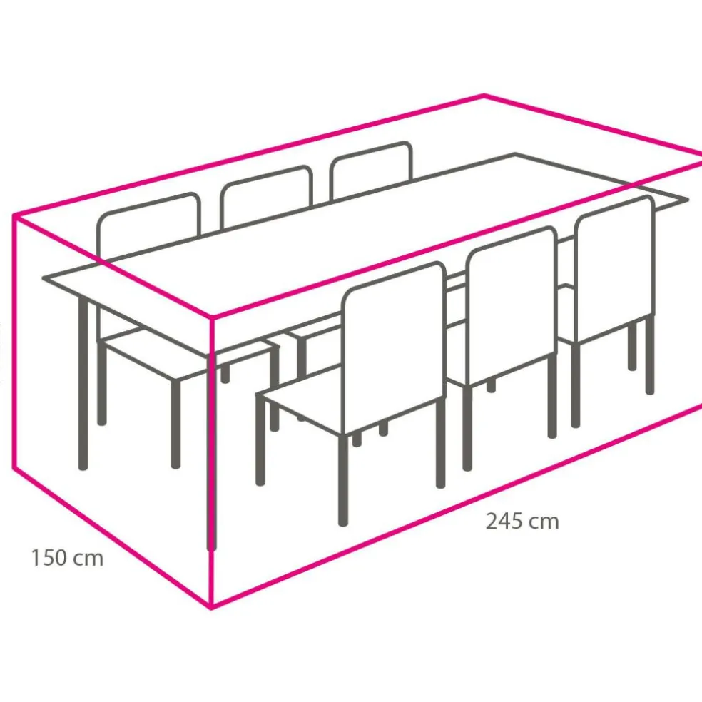 Winza Outdoor Covers Premium tuinset hoes L 245 x 150 x 95