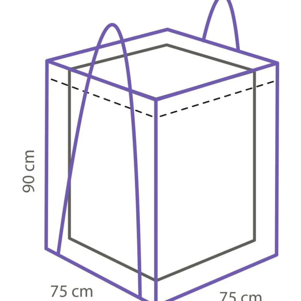 Winza Outdoor Covers Premium lounge kussentas 75 x 75 x 90