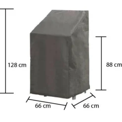 Winza Outdoor Covers  Premium beschermhoes stapelstoelen 66 x 66 x 128