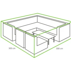 Winza Outdoor Covers Premium loungeset hoes 300 x 300 x 75