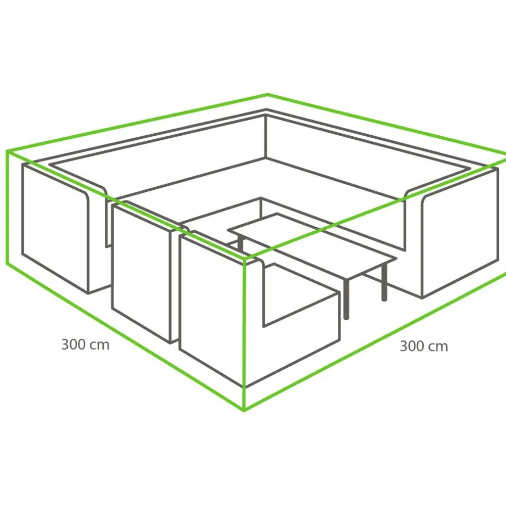 Winza Outdoor Covers Premium loungeset hoes 300 x 300 x 75