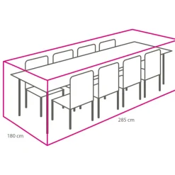 Winza Outdoor Covers  Premium tuinset hoes XL 285 x 180 x 95