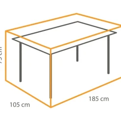 Winza Outdoor Covers  Premium beschermhoes tafel 285 x 110 x 75
