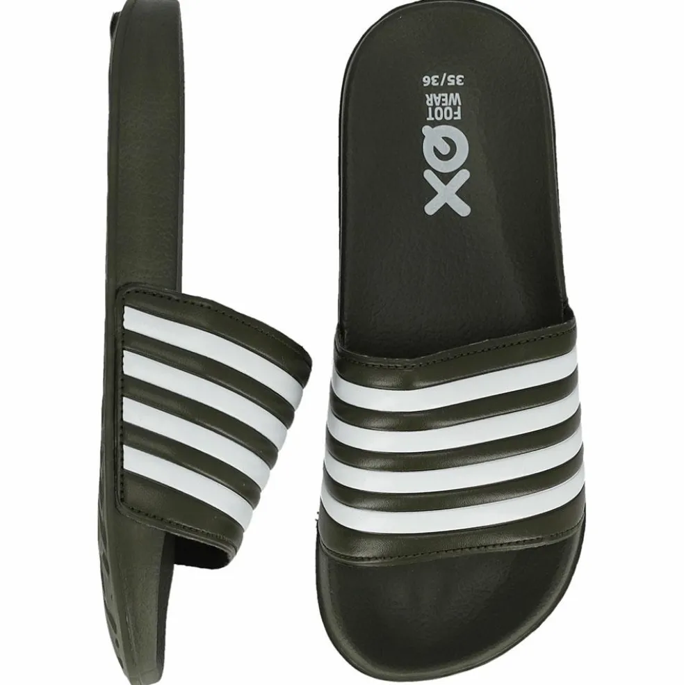 XQ 000133894006 slippers junior green white