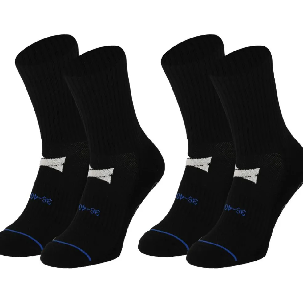 Xtreme Sockswear Grip voetbalsokken black 2-pack