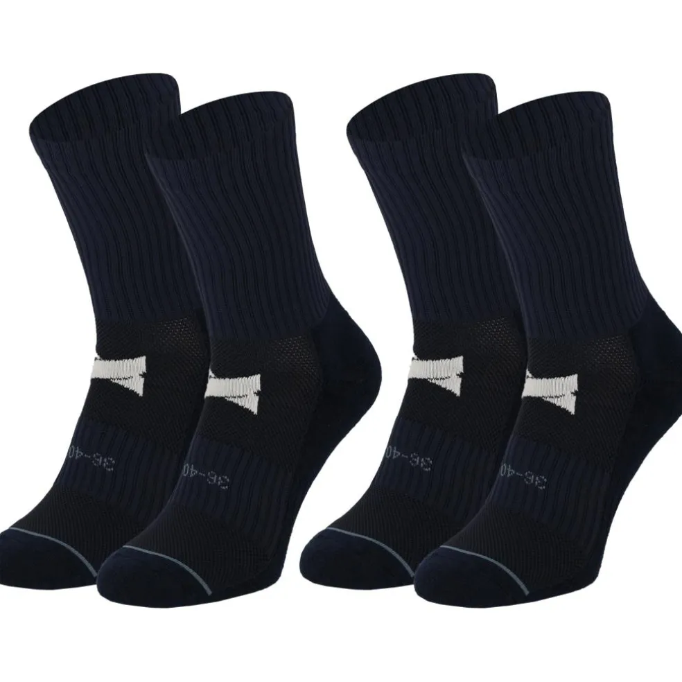 Xtreme Sockswear Grip voetbalsokken navy 2-pack