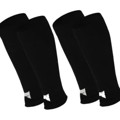 Xtreme Sockswear  Pro Footless Soccer sleeves black 2-pack