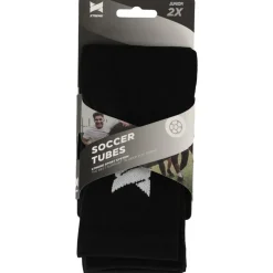 Xtreme Sockswear  Pro Footless Soccer sleeves black 2-pack