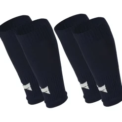 Xtreme Sockswear  Pro Footless Soccer sleeves navy 2-pack