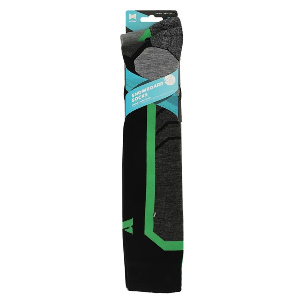 Xtreme Sockswear snowboardsokken heren multi green 2-pack