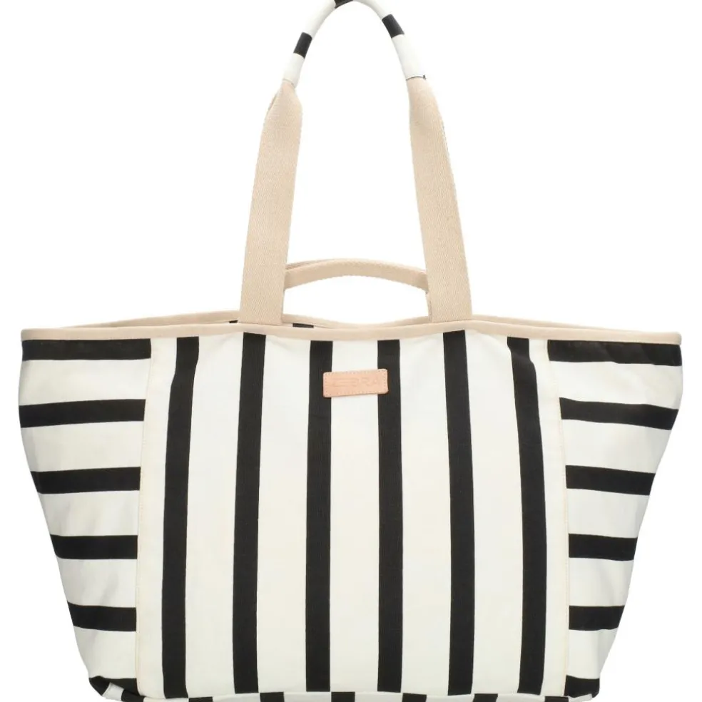 ZEBRA Richelle strandtas black white