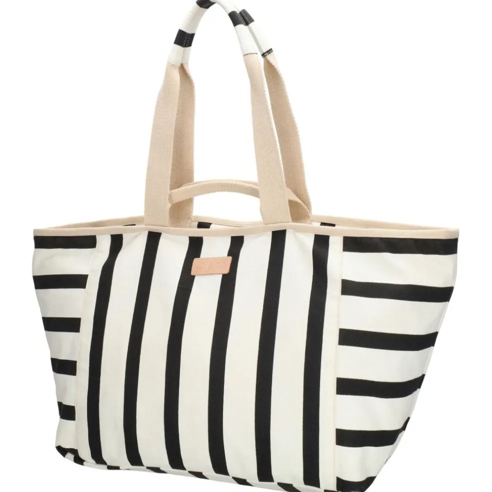 ZEBRA Richelle strandtas black white