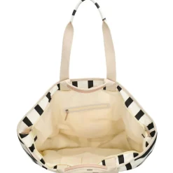 ZEBRA Richelle strandtas black white